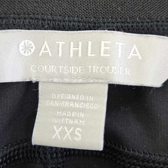 Athleta Courtside Trouser Zipper Jogger Pants size XXS - Picture 3 of 12